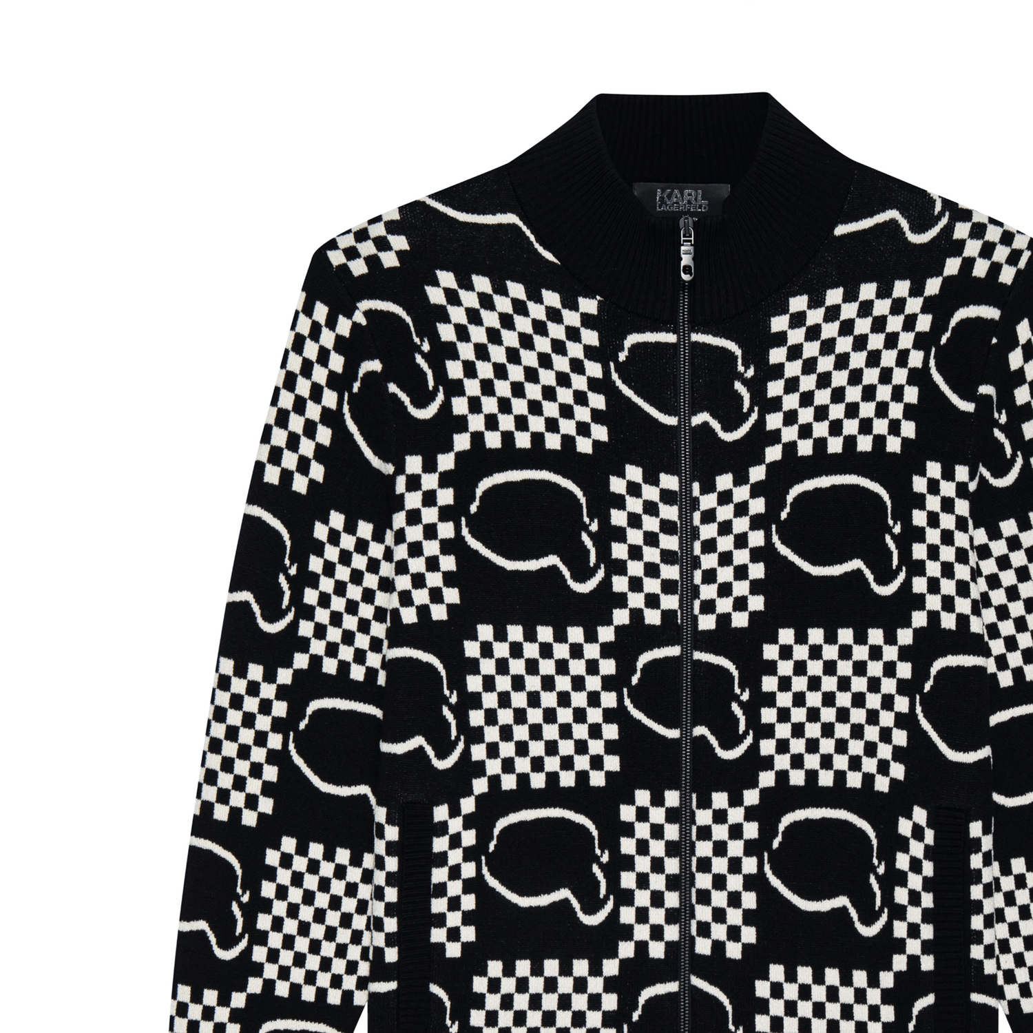 

KARL LAGERFELD FW25 вязаный свитер Unisex KARL LAGERFELD / Karl Lagerfeld Jeans, черный