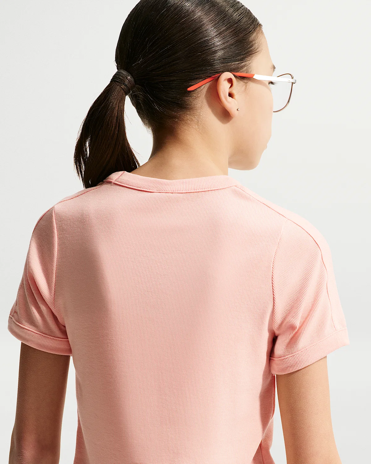 Детская (для девочек) футболка с коротким рукавом Nike Sportswear, Arctic Orange/Arctic Orange/Arctic Orange/Turf Orange — фото 2