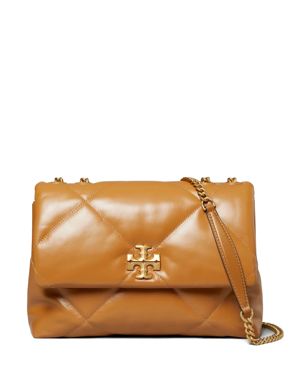 

Стеганая сумка на плечо Kira Tory Burch, коричневый