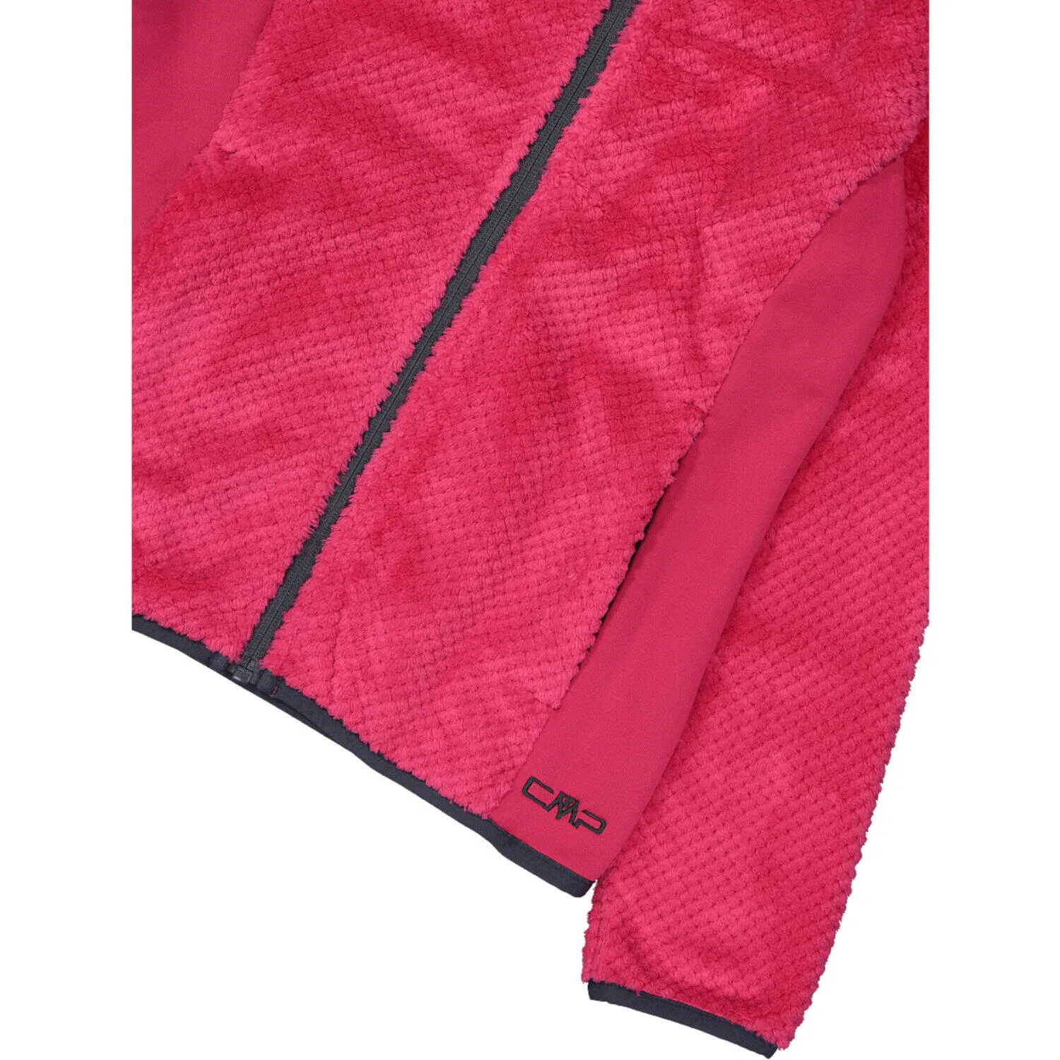 Детская флисовая куртка с капюшоном KID G JACKET FIX HOOD Cmp, Rot Navyblau — фото 4