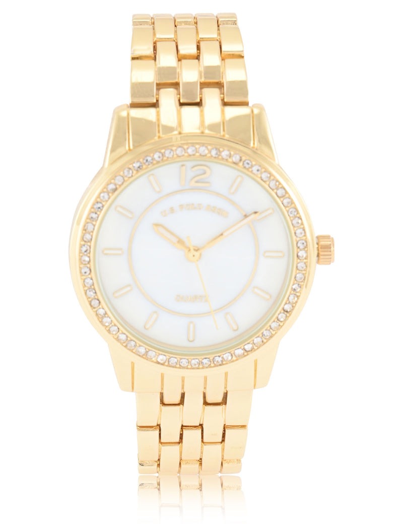 

Часы U.S. Polo Assn Ladies Gold Link, золотистый