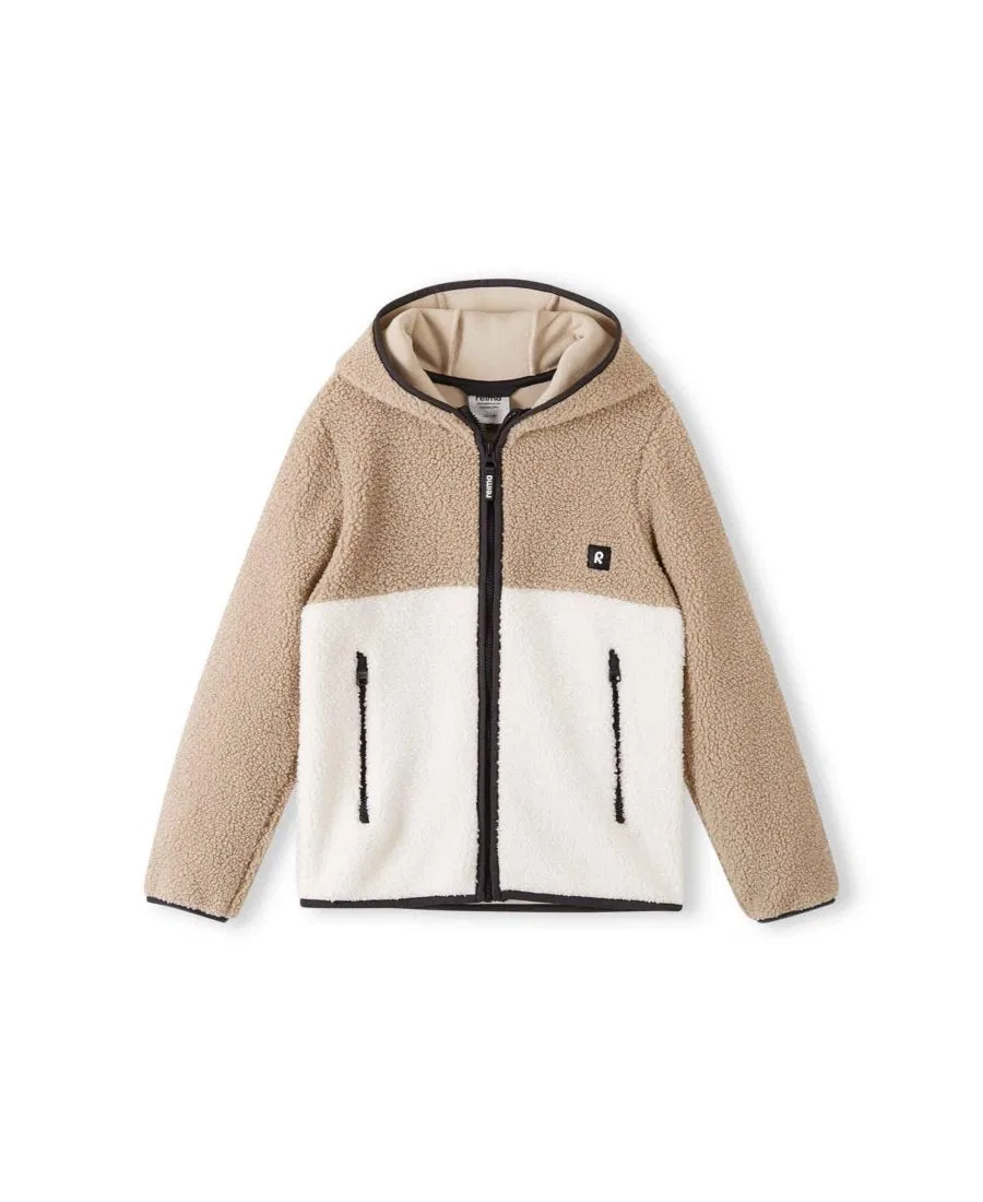 Худи на молнии из флиса Muhkea Reima, Earthy Beige