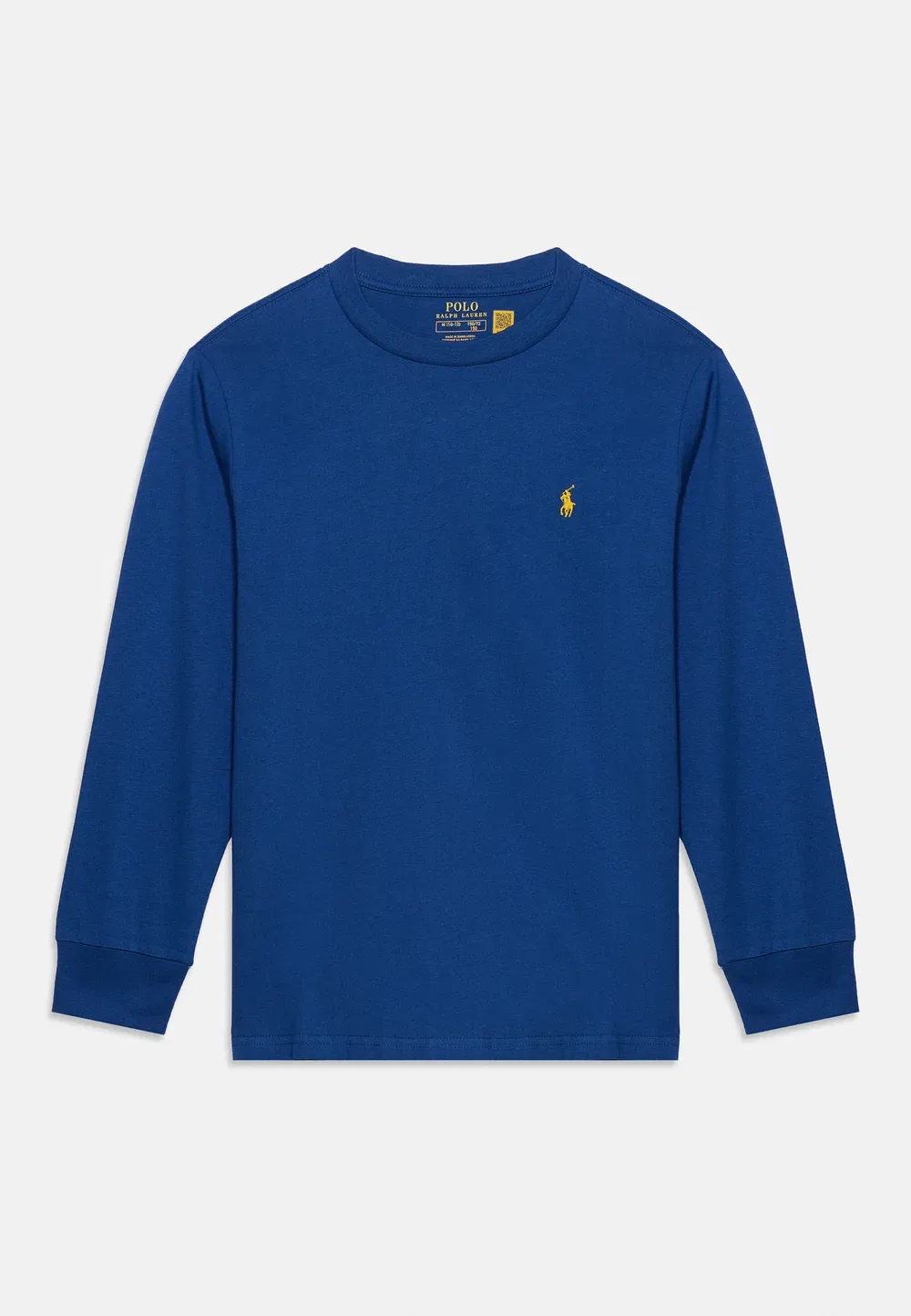 Футболка с длинными рукавами из хлопкового трикотажа, размер 7-14 лет Polo Ralph Lauren, Dusty Azure