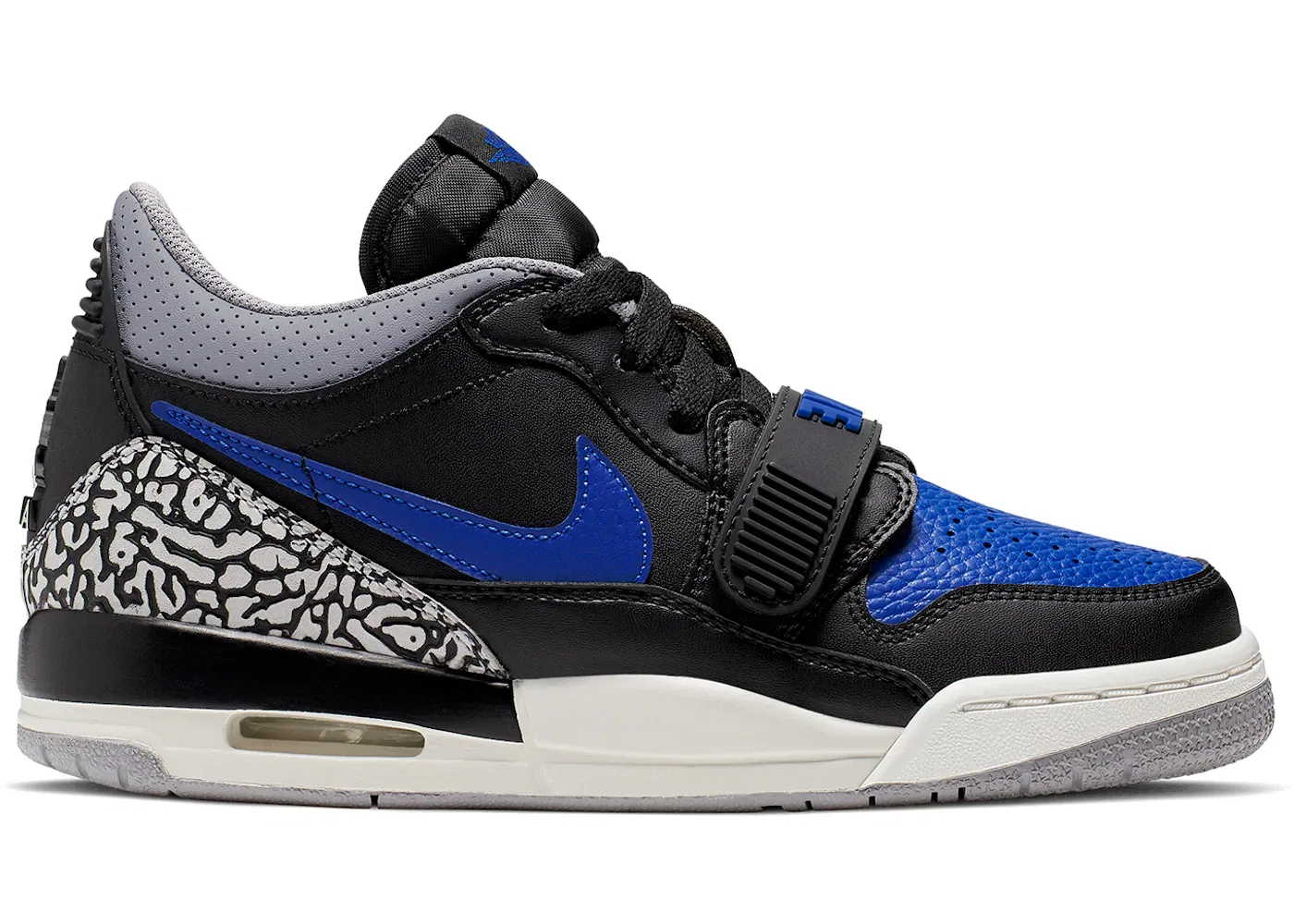 Детские кроссовки Lifestyle с принтом Jordan Legacy 312 Low Jordan, Black/Game Royal/White/Cement Grey