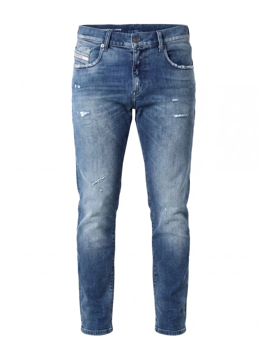 Джинсы DIESEL Slim fit '2019 D-STRUKT' синего цвета