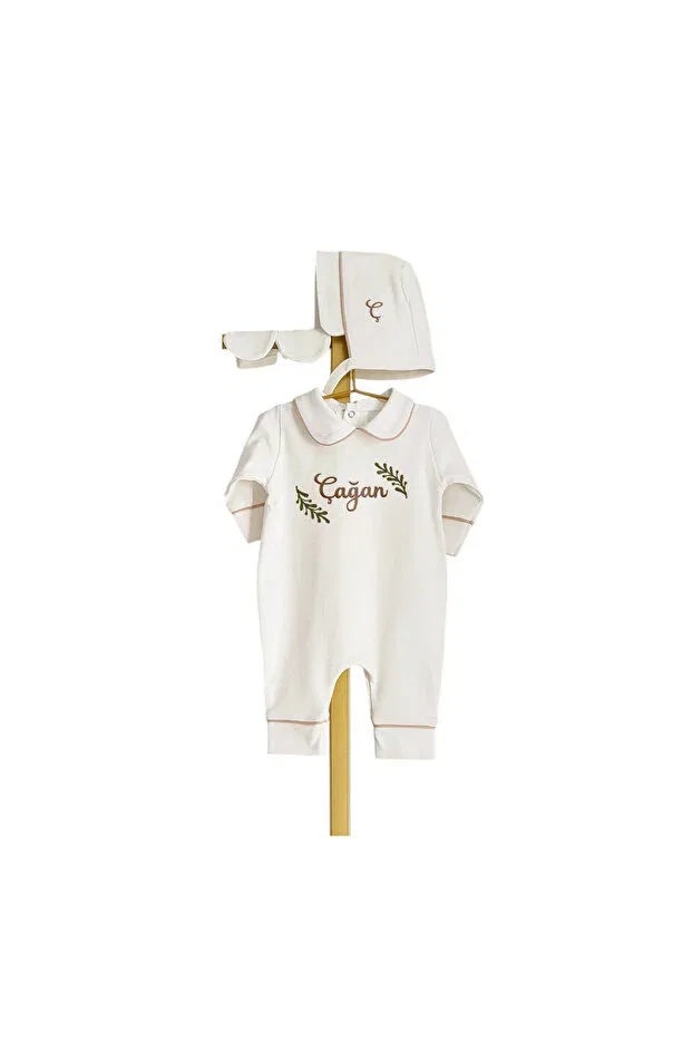 Детский комплект для новорожденных хлопковый Nature Themed 4 Piece Newborn Set Mis Bebe Minik Insanların Sarayı, Model-1 — фото 2