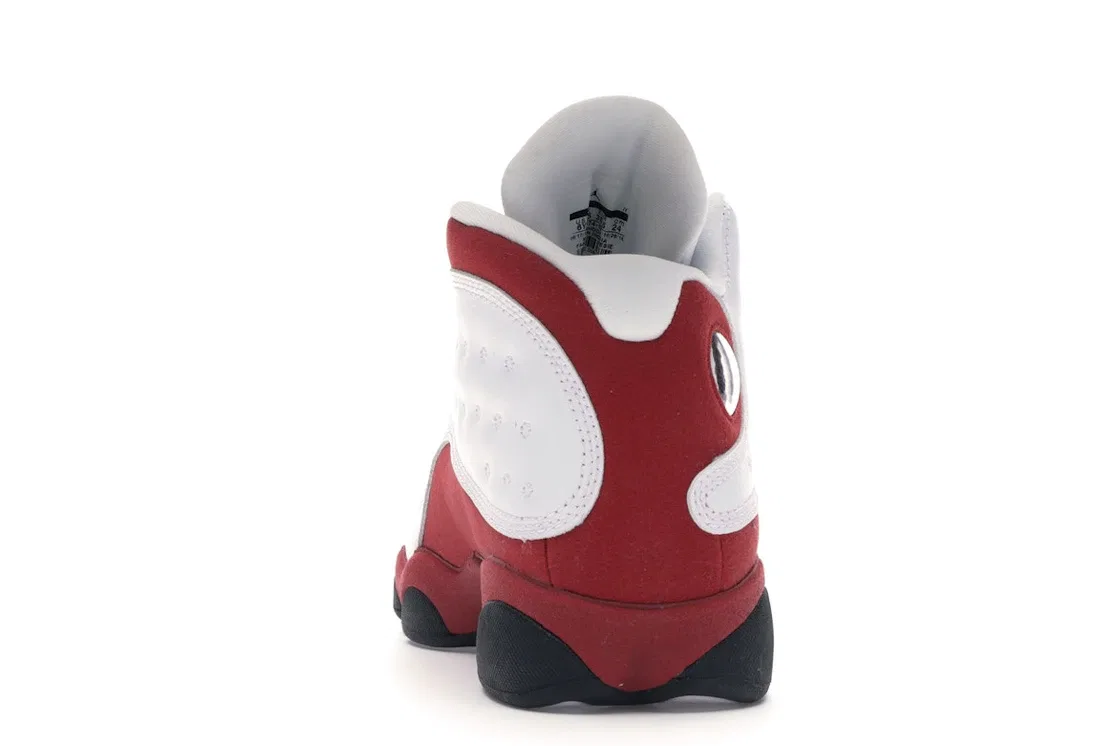Детские кроссовки с принтом Jordan 13 Retro Jordan, White/Black-Team Red — фото 4
