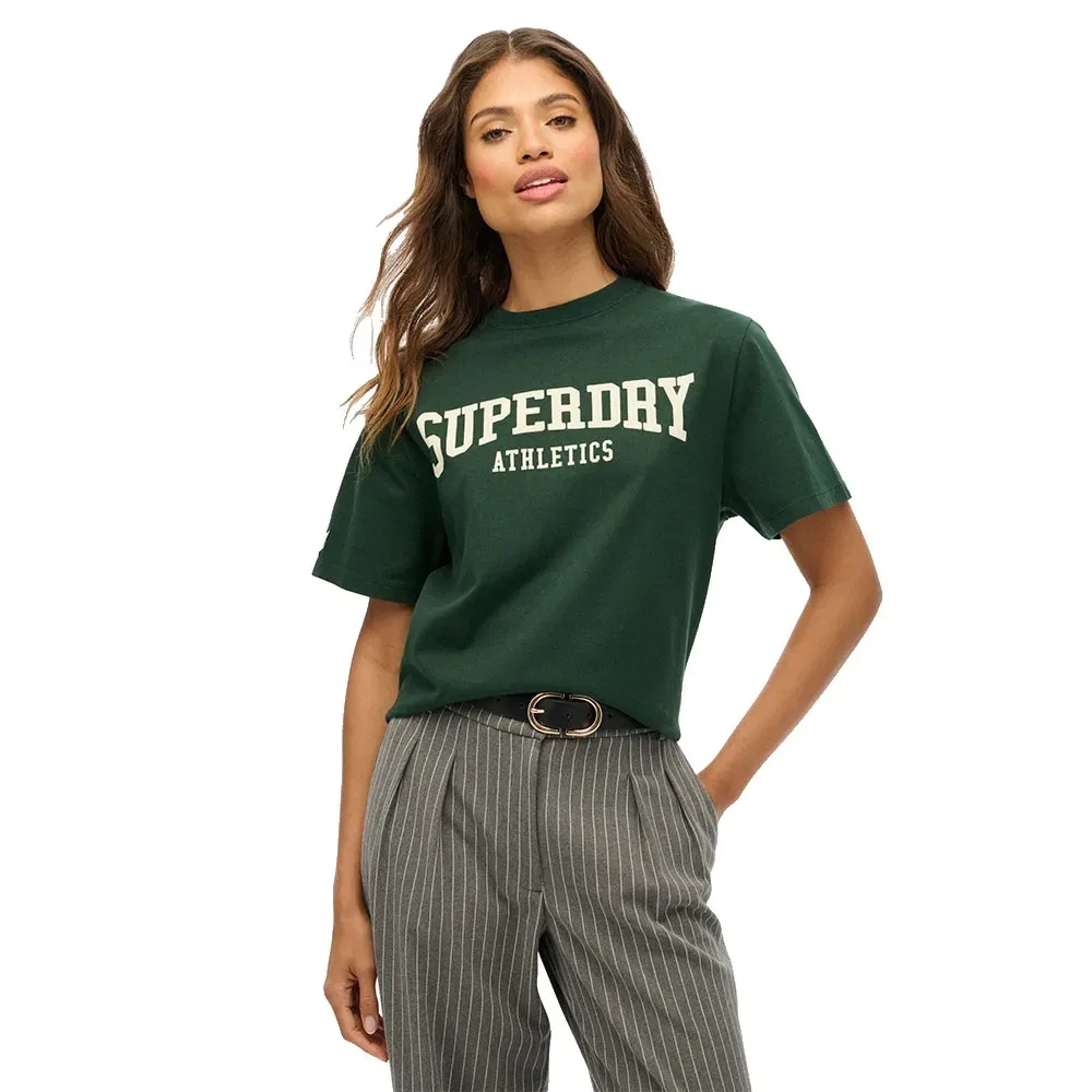 Футболка с коротким рукавом оверсайз Athletic Essential Superdry, зеленый