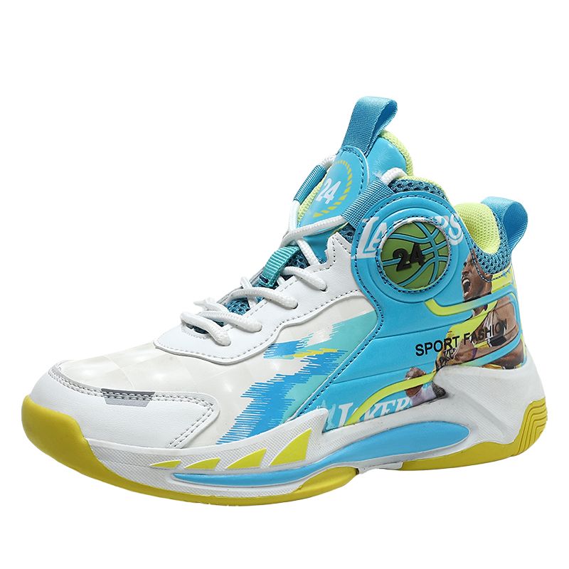 

Скользостойкие износостойкие мид-топ детские беговые кроссовки kids' TONYBEAR, Lake Moon