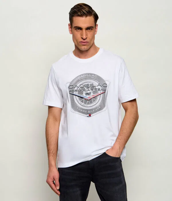 Мужская футболка с принтом Tyre Graphic Tommy Hilfiger, белый