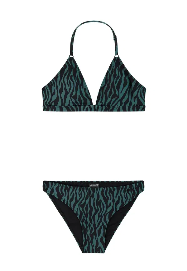 Купальник с animal print Protest Fabu set - bikini, Laurelgreen, зеленый