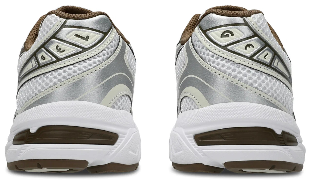 Детские кроссовки для мальчиков GEL-1130 ASICS, White/Silver/Brown — фото 3