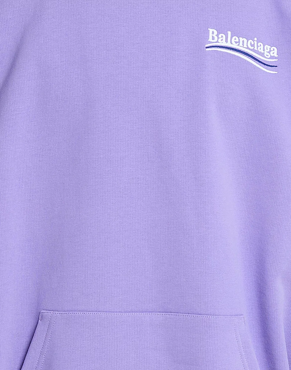 Мужская футерная толстовка с капюшоном Balenciaga, сиреневый — фото 4