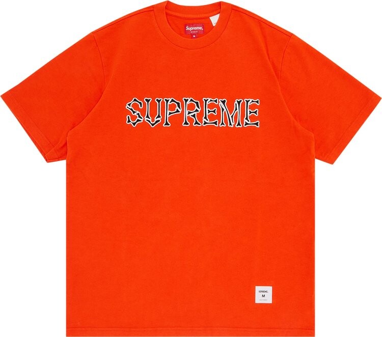 

Футболка Supreme Bones Short-Sleeve Top 'Orange', оранжевый