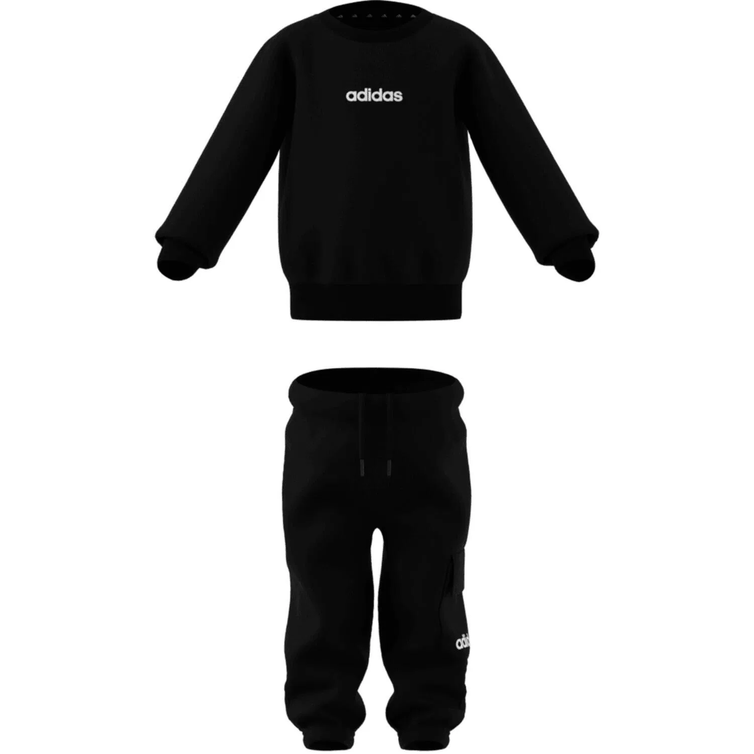 Детский спортивный костюм с принтом LIN JOG Adidas, Schwarz