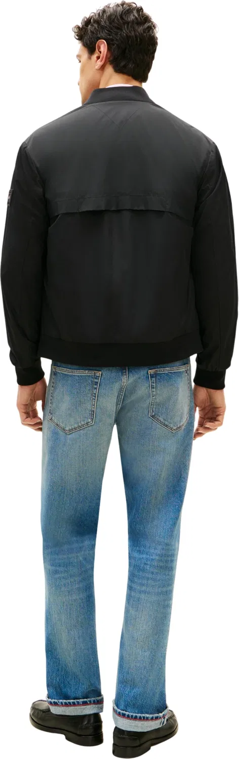 Мужская куртка-бомбер с воротником-стойкой Tommy Hilfiger, Black — фото 3