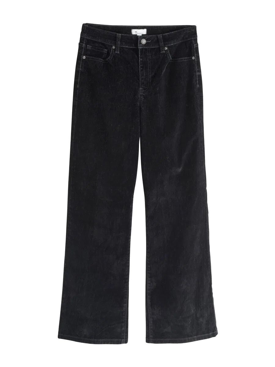 Джинсы Next Wide leg Jeans 'N. Premium' черного цвета