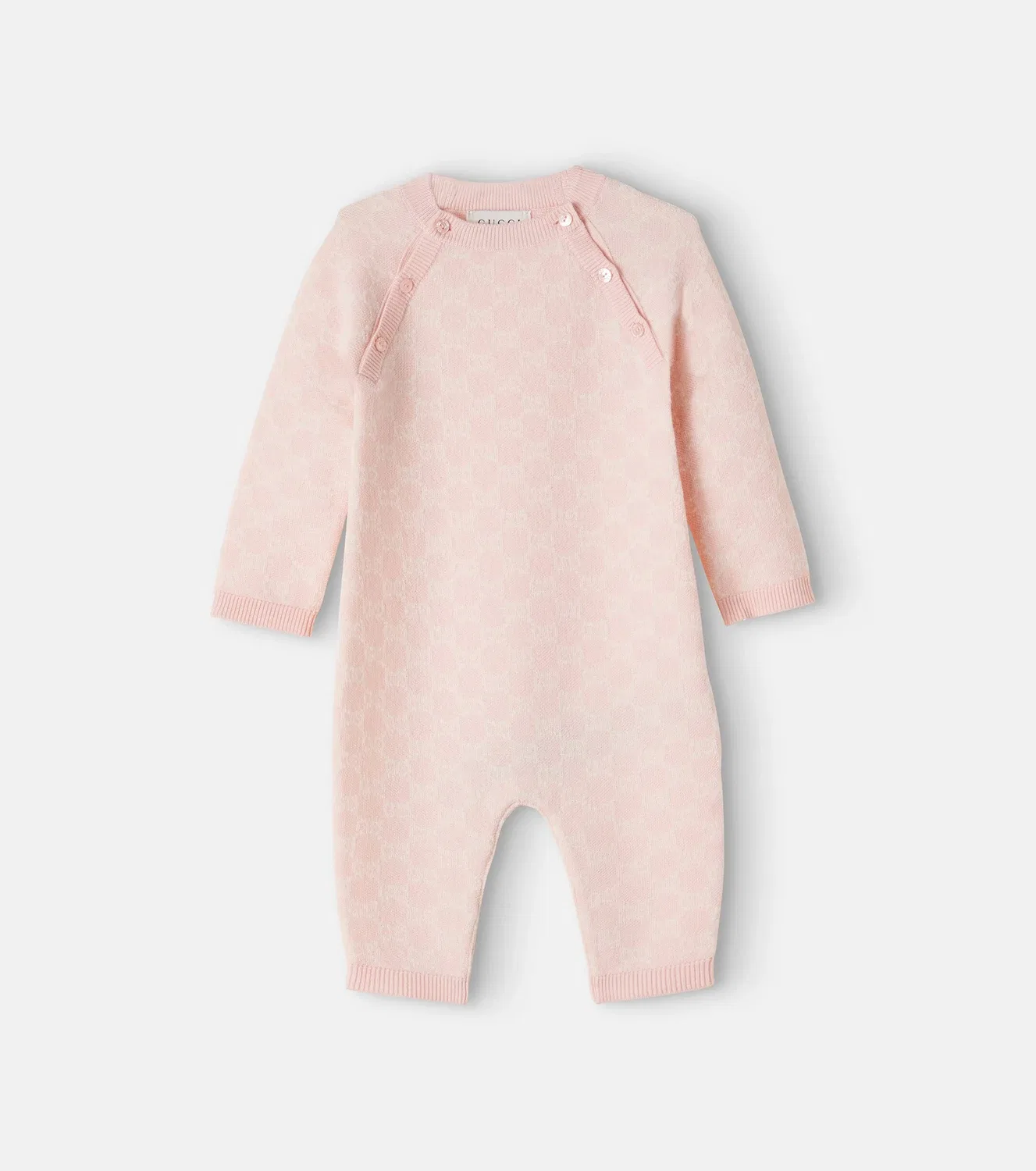 Комбинезон шерстяной Gucci Kids, розовый