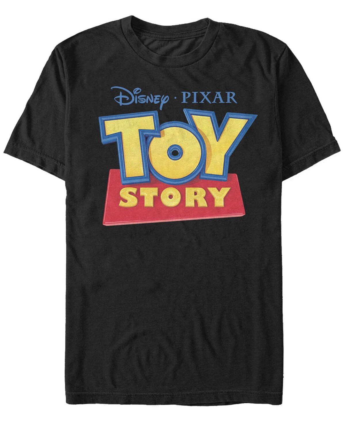 

Мужская футболка с коротким рукавом с официальным логотипом disney pixar toy story movie logo Fifth Sun, черный