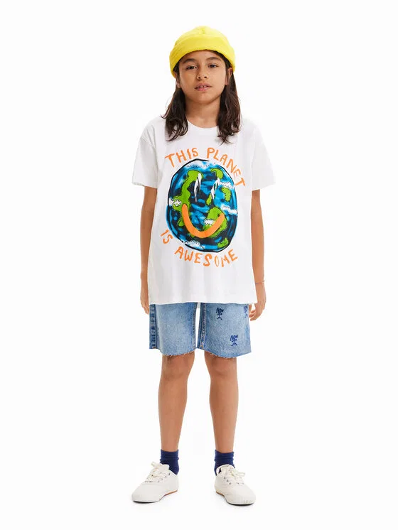 Футболка regular fit Desigual, мультиколор — фото 2