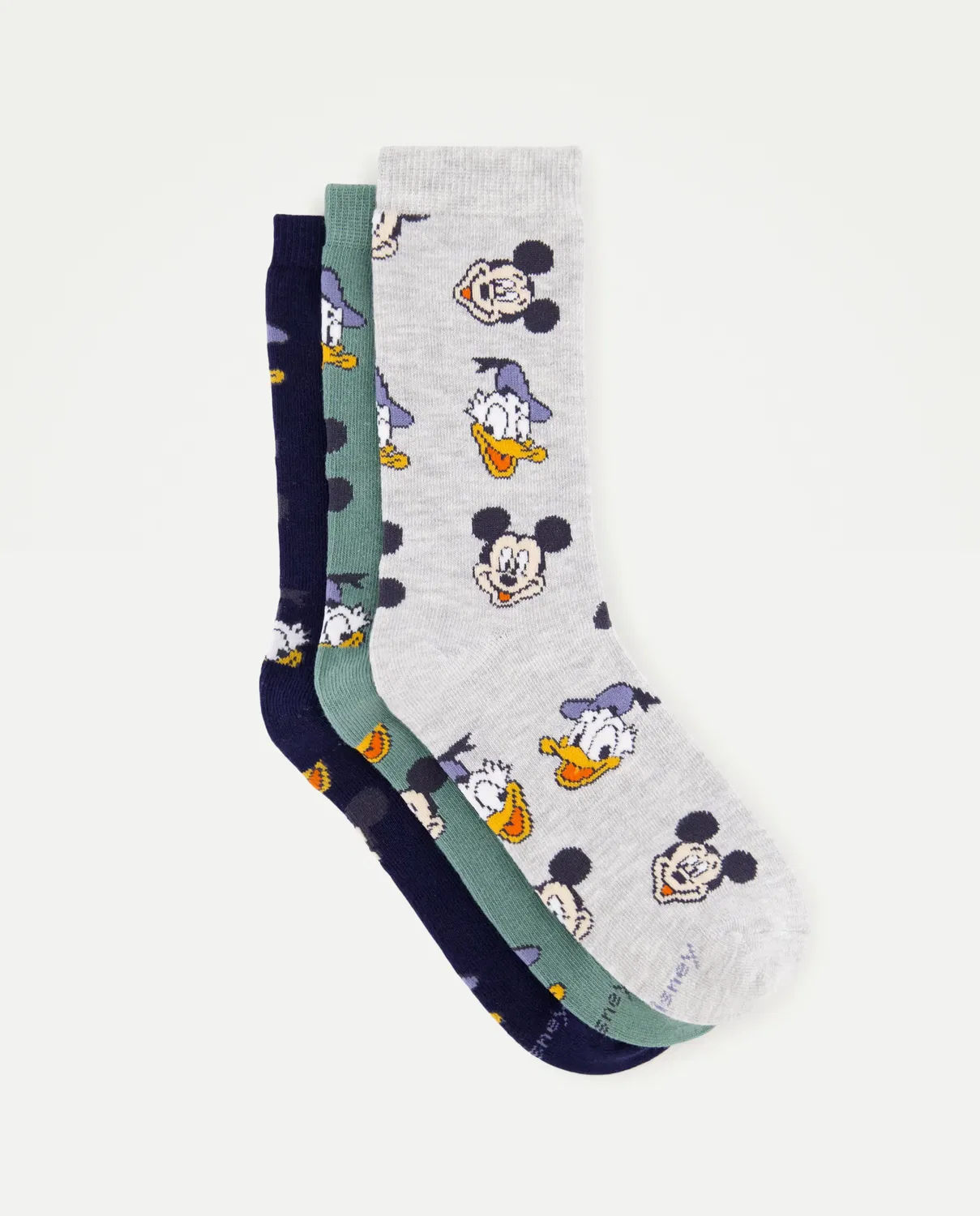 Детские носки для мальчиков с принтом Pack 3 calcetines de niño cortos fantasía MICKEY y DONALD Cotton Juice, Multicolor
