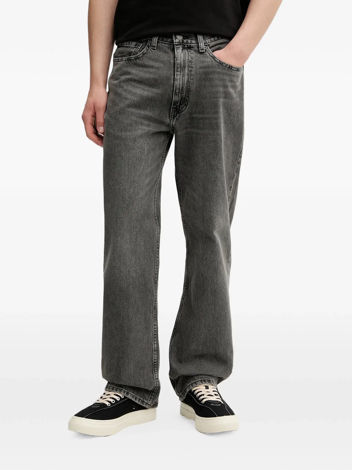 Джинсы 565 прямые серые Levi's, серый