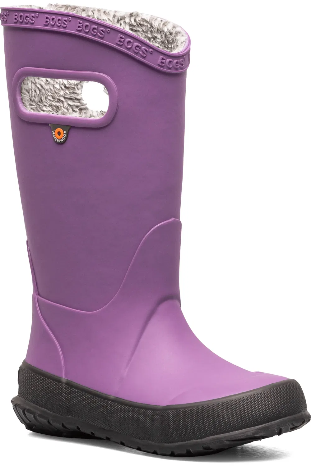Детские сапоги водонепроницаемые утепленные Plush Insulated Bogs, Purple