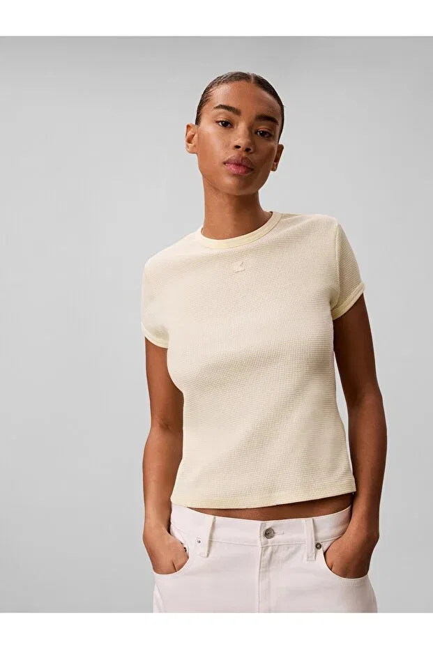 Женская футболка с принтом Calvin Klein, Zrk Pear Sorbet — фото 2