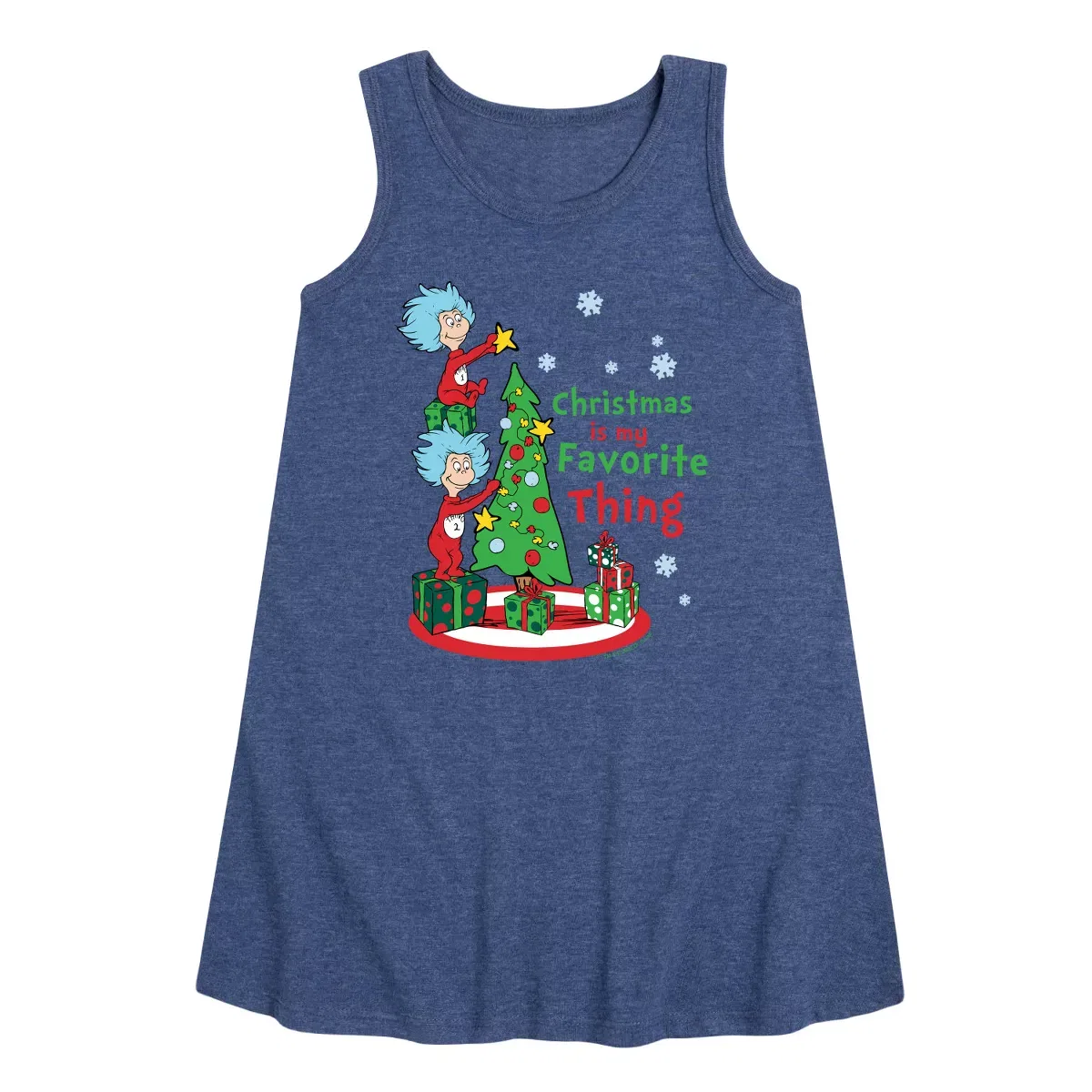 Детское платье без рукавов The Cat in the Hat Heather Navy