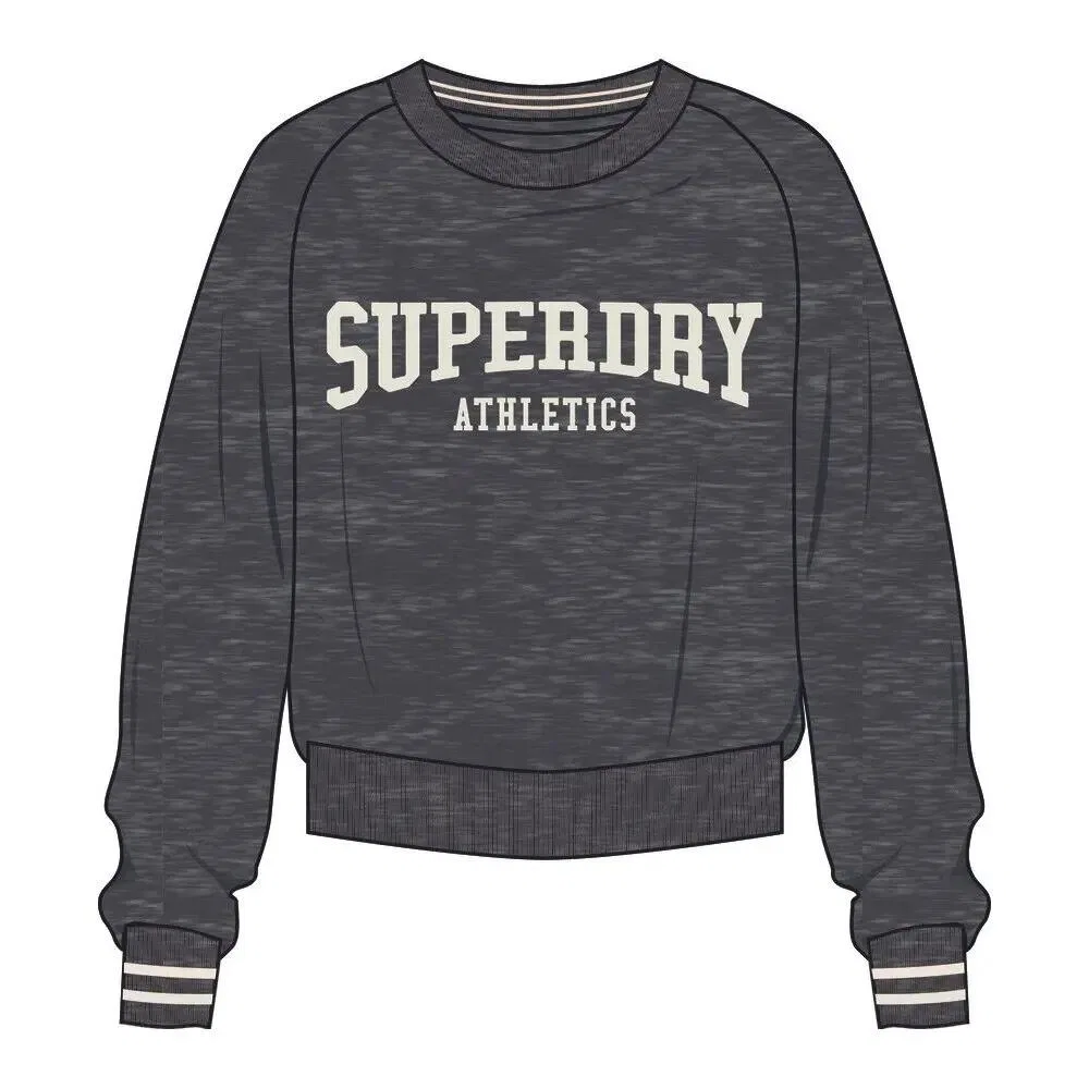 Женский пуловер свободного кроя Slouchy Intarsia Superdry, Grau — фото 2