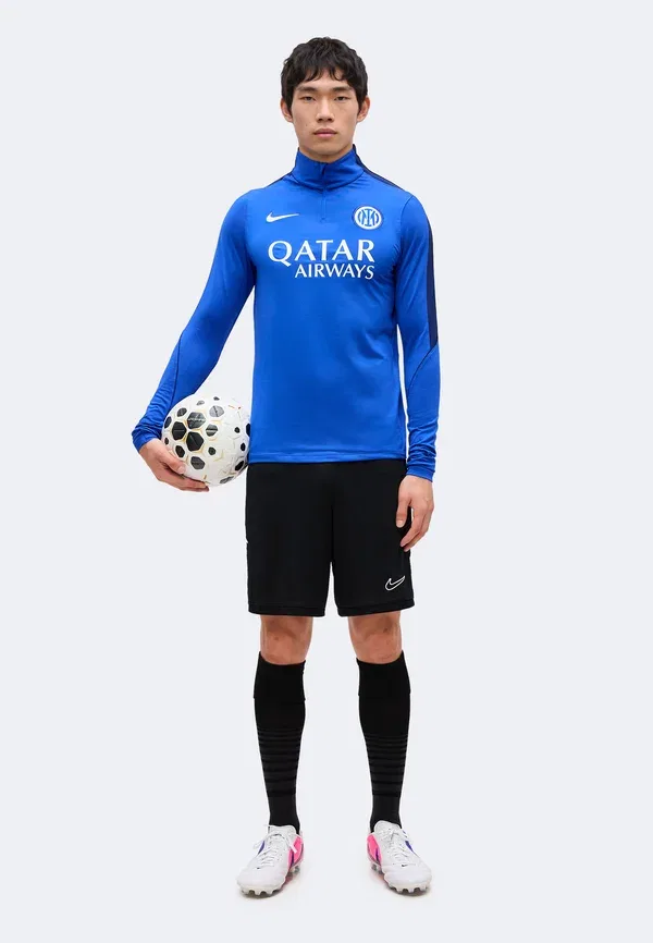 Футболка с принтом, Inter drill - club wear, Nike Performance, Lyon Blue/Blue Void/White, белый/синий/синий — фото 2