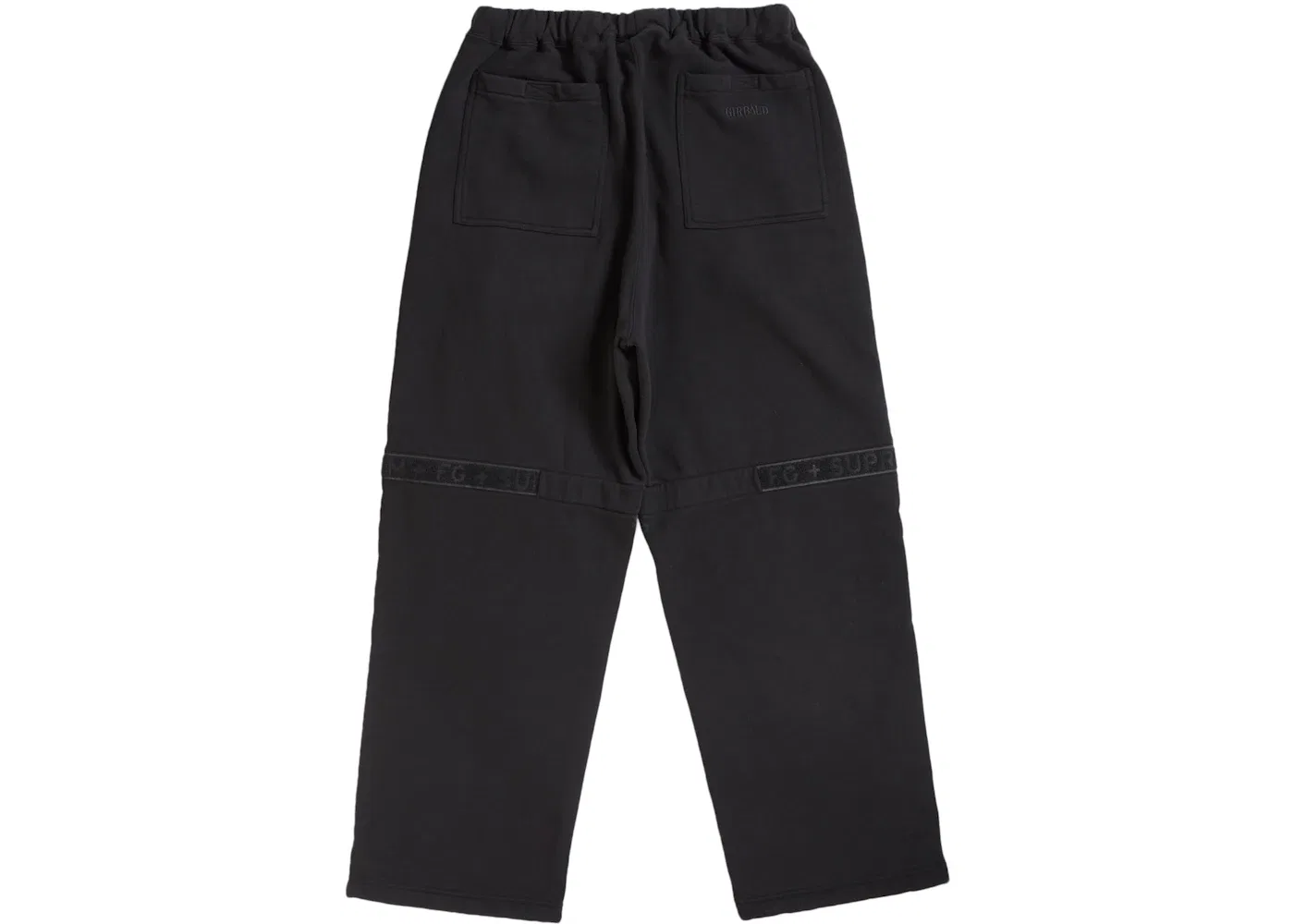 Мужские спортивные штаны с принтом Supreme Marithé + François Girbaud Shuttle Tape Cargo, Black — фото 2