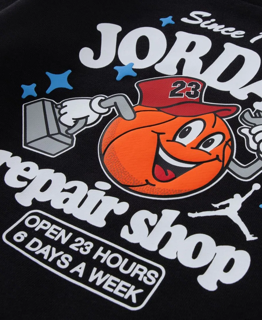 Комплект из лонгслива с принтом и брюк Jordan, Black — фото 3