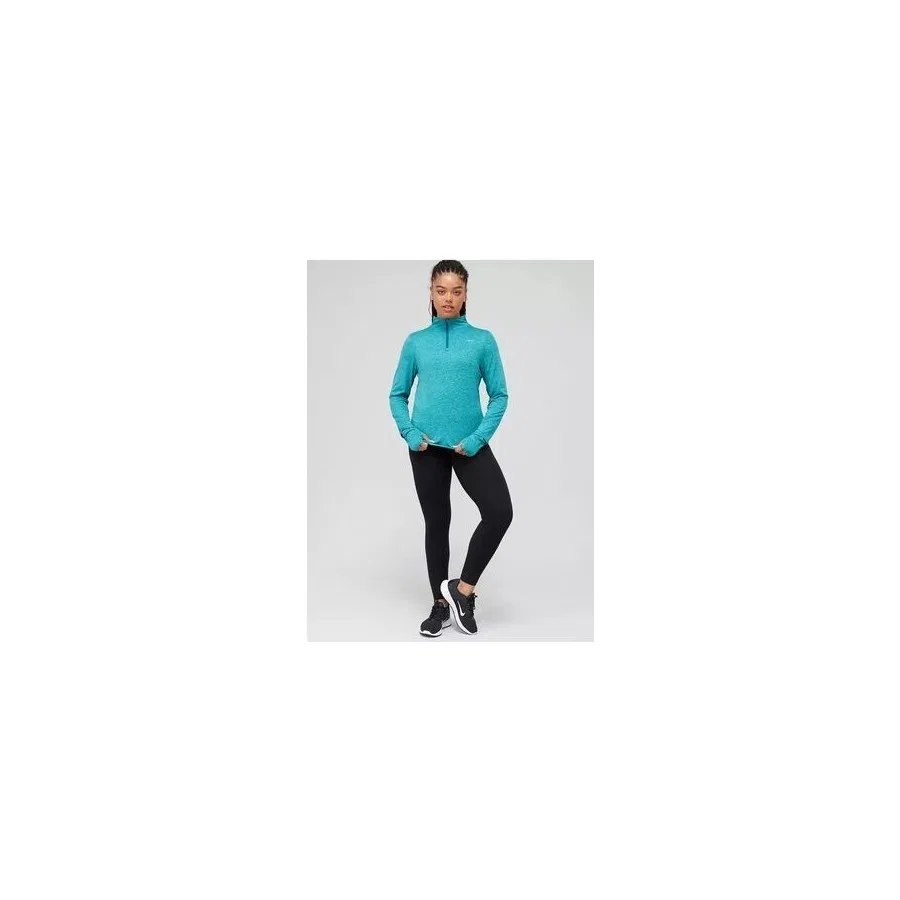 Спортивный свитшот с полузамком и длинным рукавом Nike Swift Element Df UV, Бирюзовый