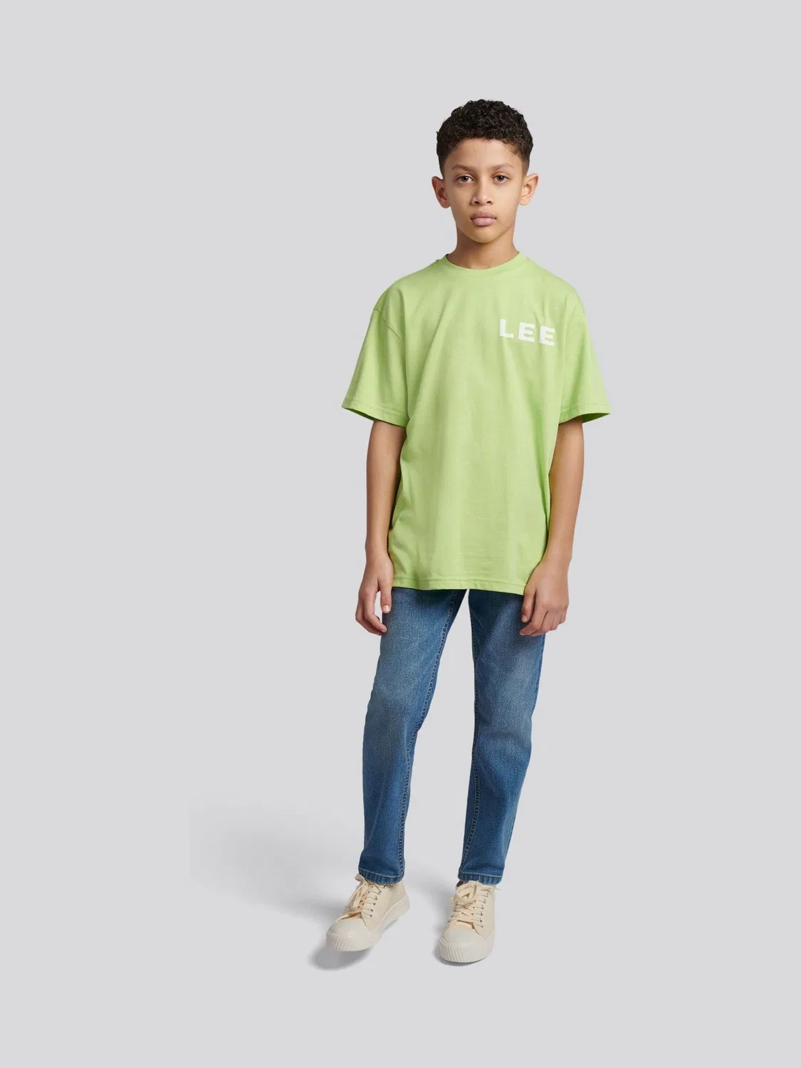 Футболка с принтом, свободный крой Lee, Workwear, зеленый — фото 3
