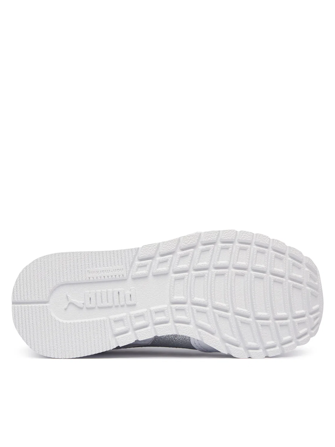 Кроссовки для девочки St Runner Glitter Puma, белый — фото 4