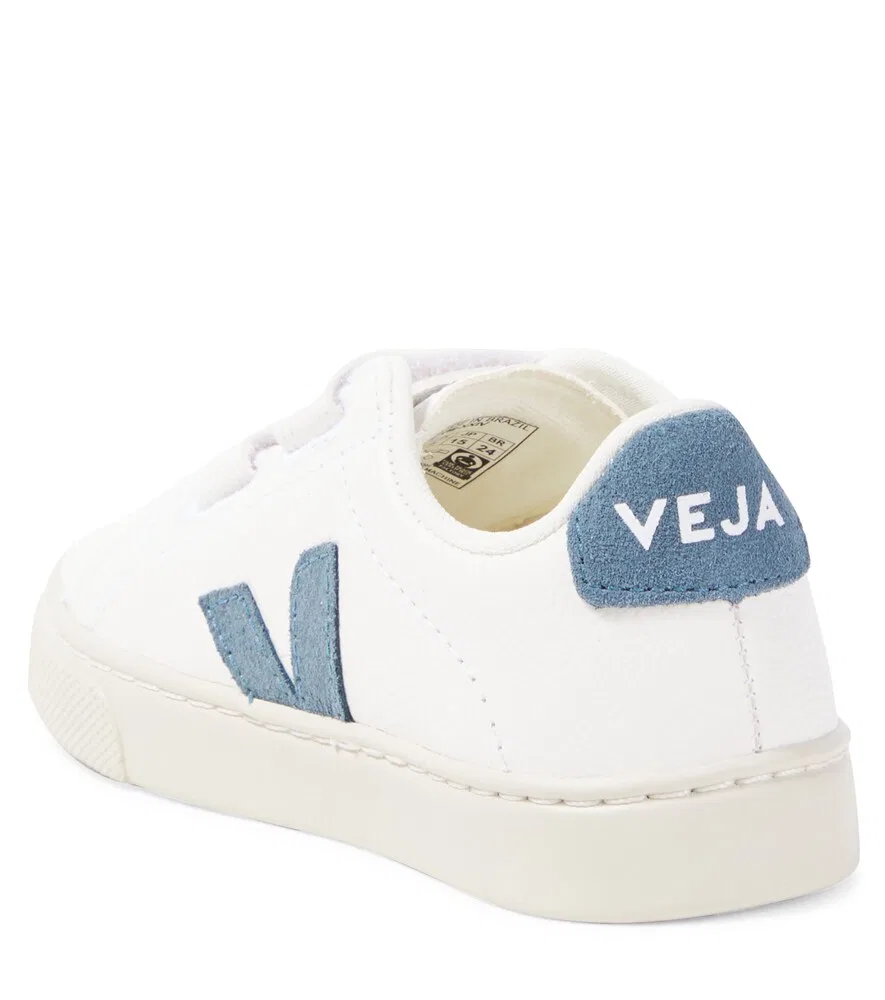 Кожаные кроссовки Esplar Veja Kids, белый — фото 2