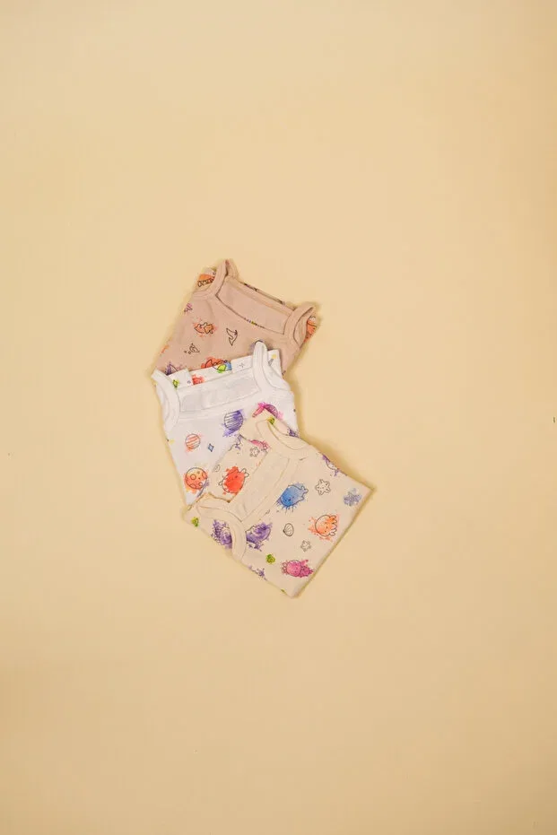 Детский комплект белья для девочек хлопковый Lumilu, Multicolor — фото 3