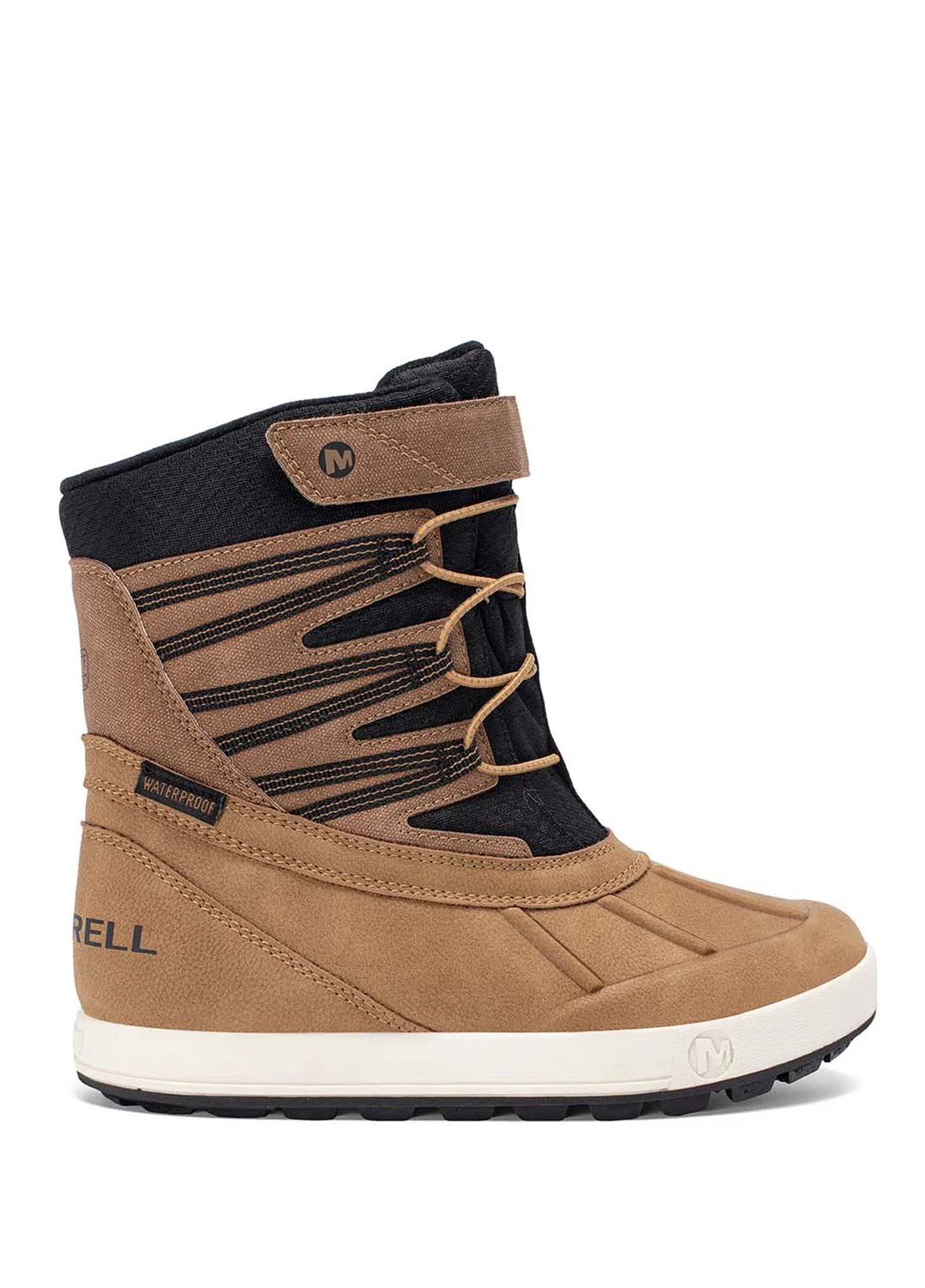 Ботинки детские Merrell Snow Bank 5.0 Waterproof, желтый