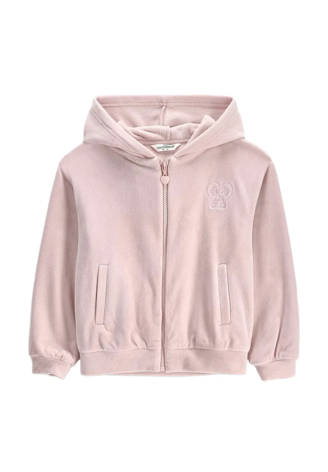 Bluza rozpinana (f-zc6132401tgk-007-116) - толстовка на молнии Coccodrillo, Pink