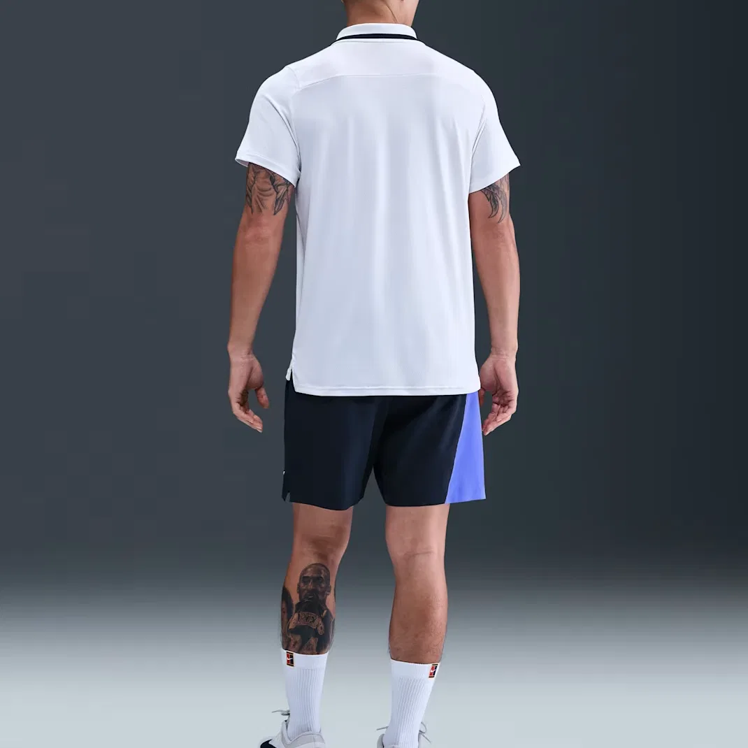 Мужские теннисные шорты Court Slam Dri FIT Nike, Obsidian/Sapphires/White — фото 4