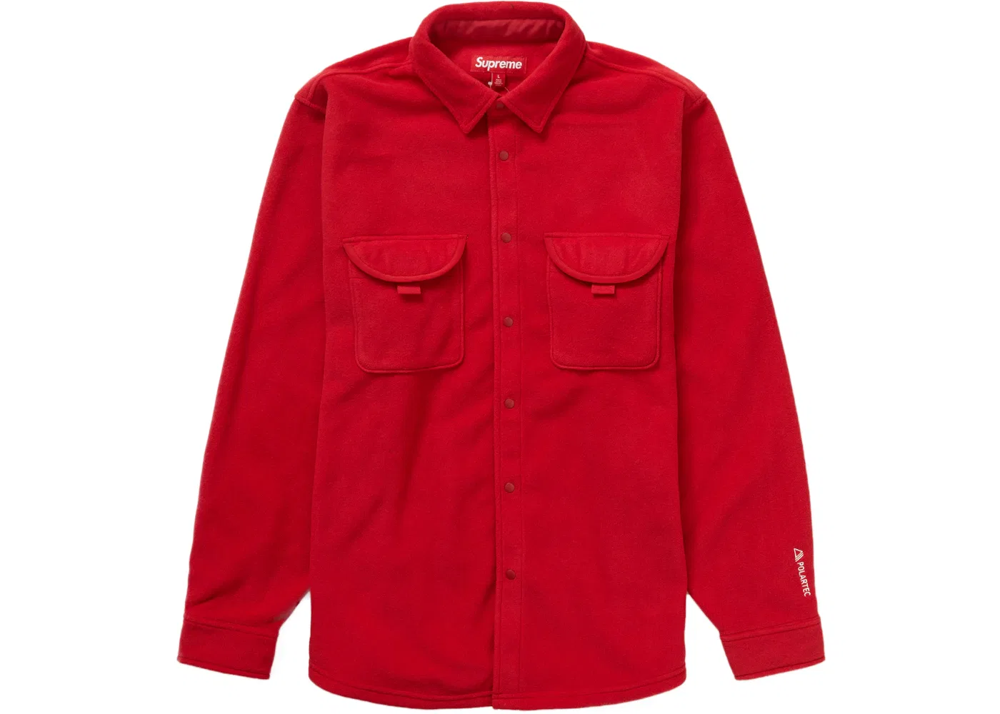 Мужская фланелевая рубашка Polartec Supreme, Red