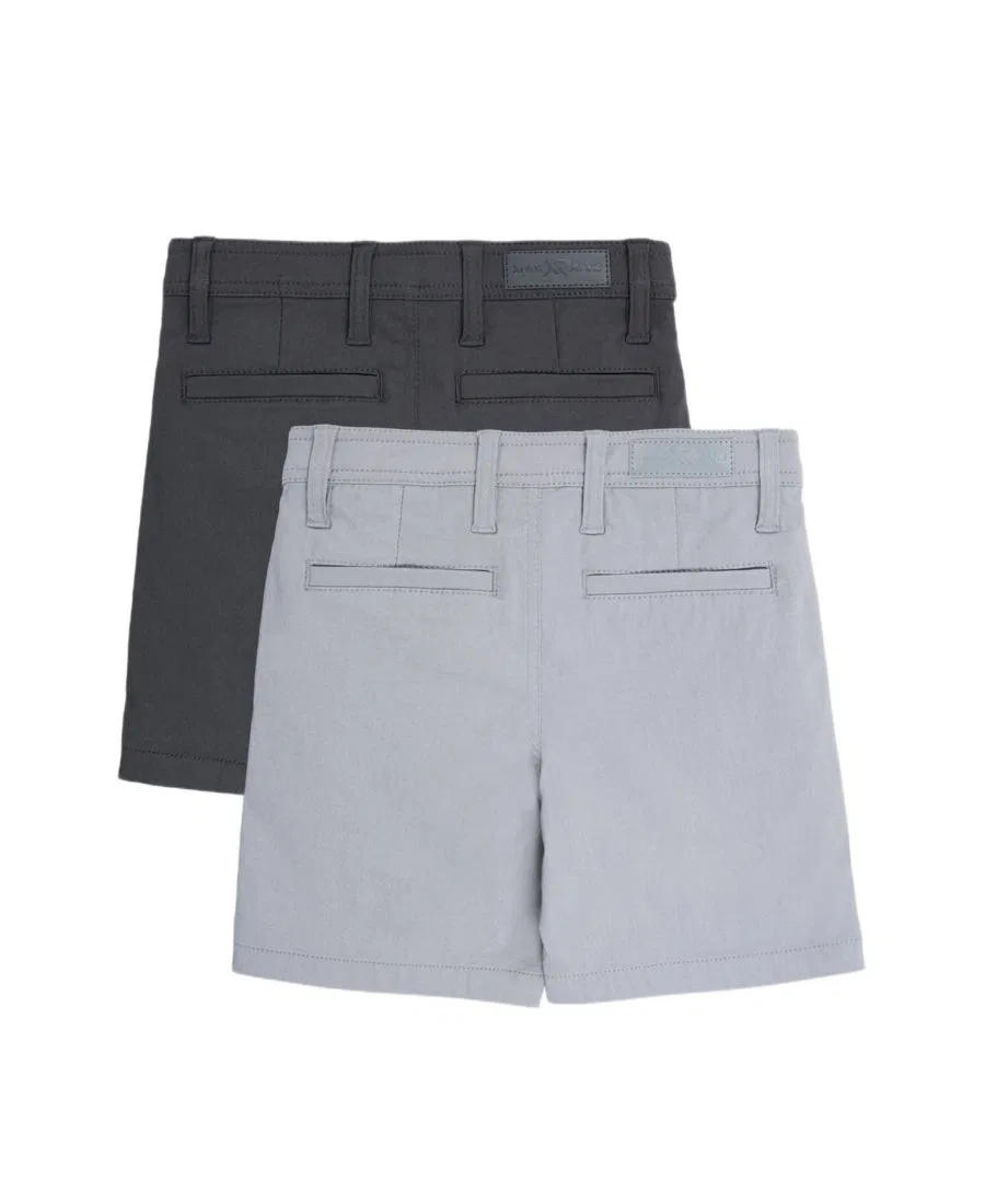 Детские шорты для мальчиков 2 шт. Flex Waist Nylon Golf Chino XRAY, Charcoal/Steel Grey — фото 2