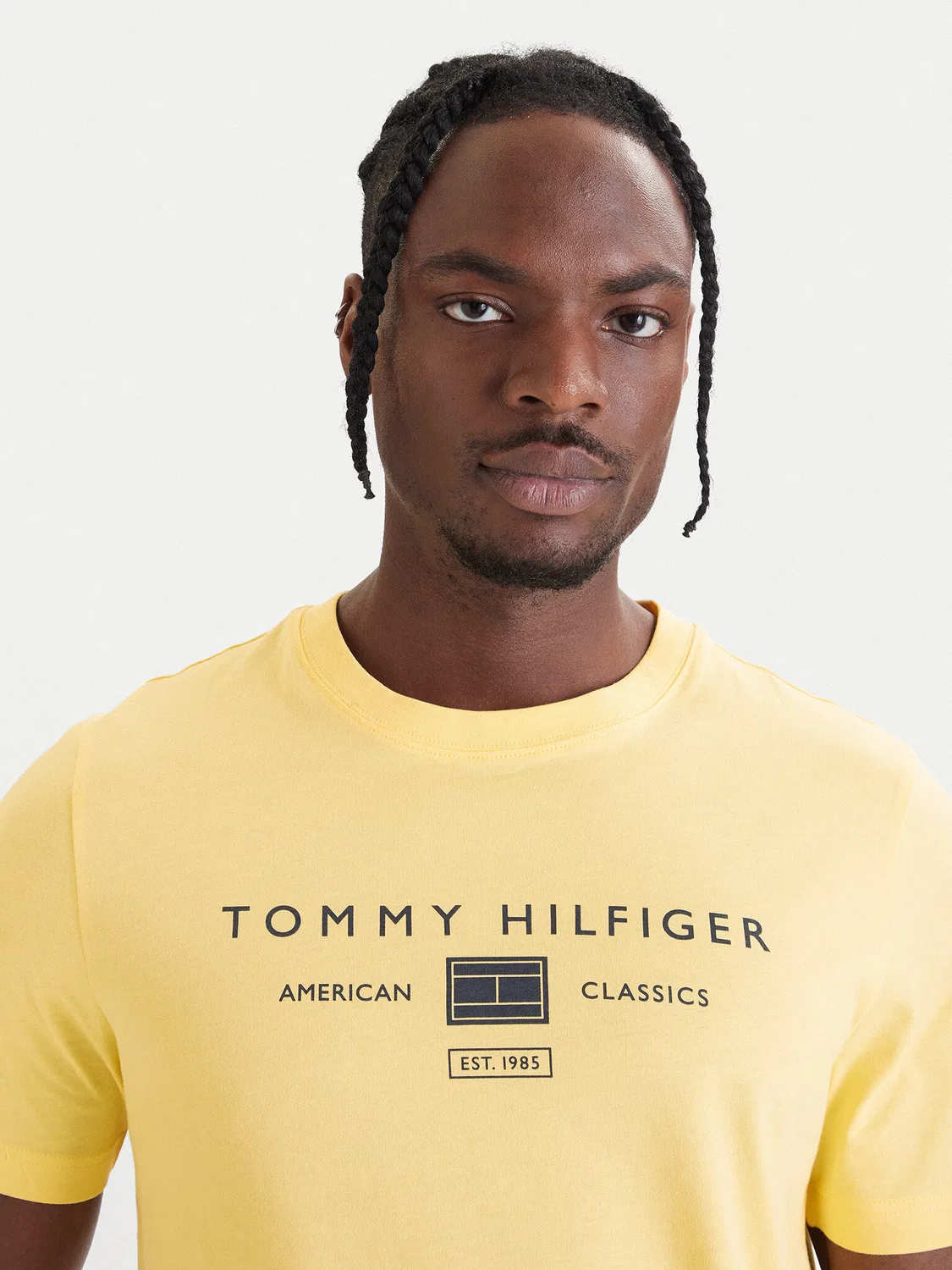 Мужская футболка стандартного кроя Brand Love Tommy Hilfiger, желтый — фото 4