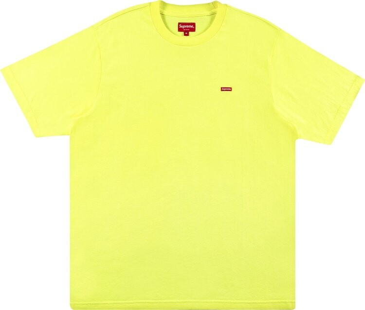 

Футболка Supreme Small Box Tee 'Fluorescent Yellow', желтый