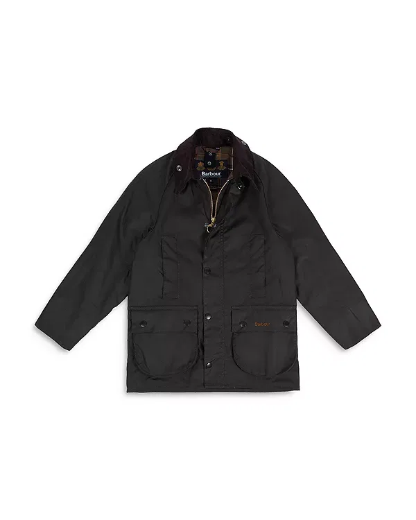 Детское пальто для мальчиков с вельветовым воротником Beaufort Cotton Jacket Barbour, Olive