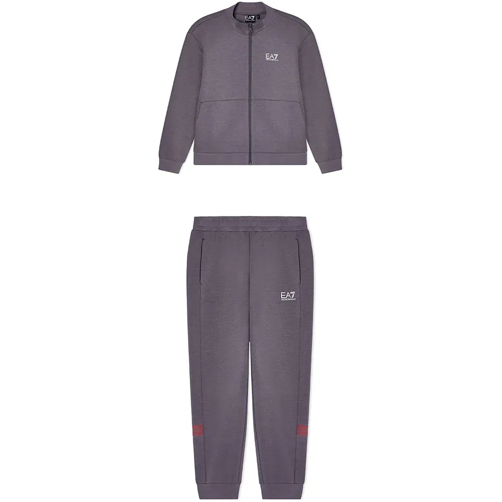 Детский спортивный костюм для мальчиков с молнией EA7 EMPORIO ARMANI, Grey