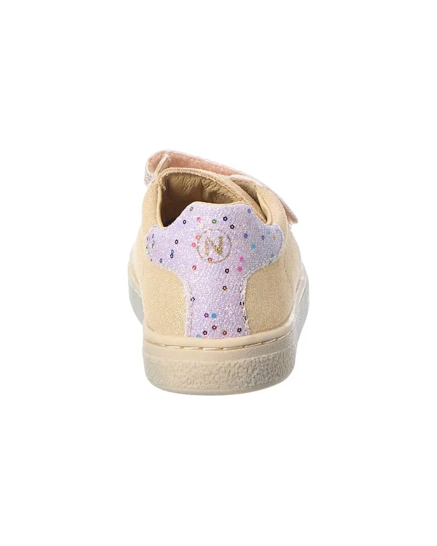 Детские кроссовки на липучках Naturino Hasselt 2 Suede Sneaker, серый — фото 3