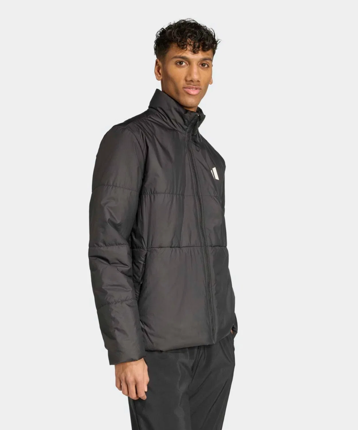 Мужская куртка с утеплителем ClimaWarm Three Stripes Insulation Jacket Adidas, Black — фото 3