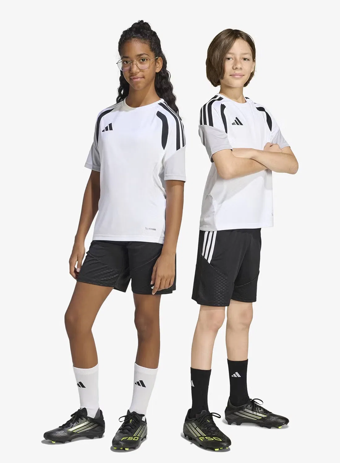 Шорты тренировочные детские Tiro 26 Adidas, черный